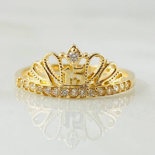 Ring 15s Wavy Feathers 1.95gr / Size 7 1/4 / 18K Gold