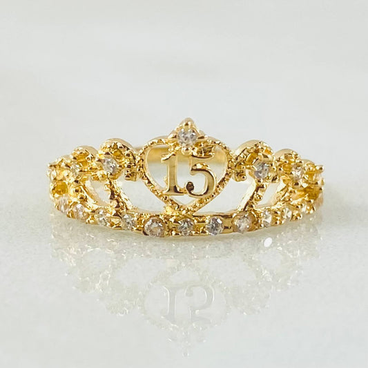 Ring 15s Pavonero 1.5gr / Size 4 3/4 / 18K Gold