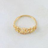Ring 15s Pavonero 1.5gr / Size 4 3/4 / 18K Gold