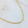 Cadena Figaro 8.05gr / 19 3/4 in / Oro Amarillo +1 18K