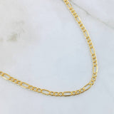 Figaro Chain 4.2gr / 19 3/4 in / 18K Gold +1 ©