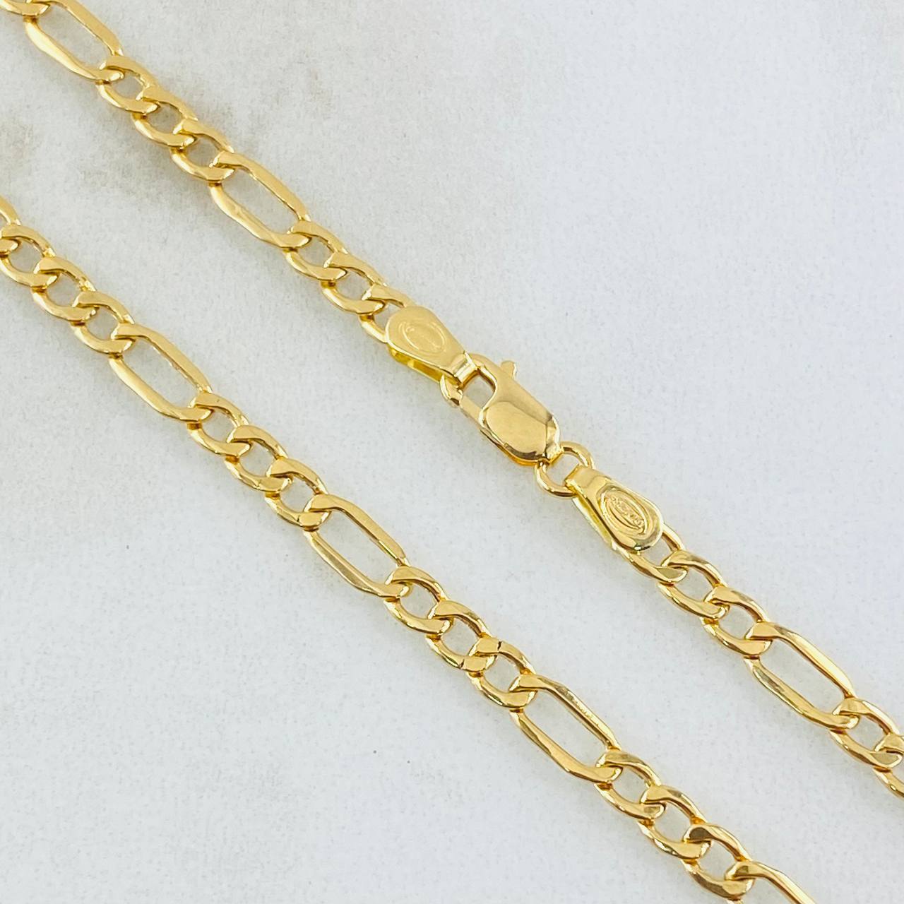 Cadena Figaro 4.4gr / 19 3/4 in / Oro Amarillo +1 18K ©