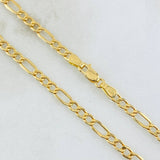 Cadena Figaro 4.4gr / 19 3/4 in / Oro Amarillo +1 18K ©