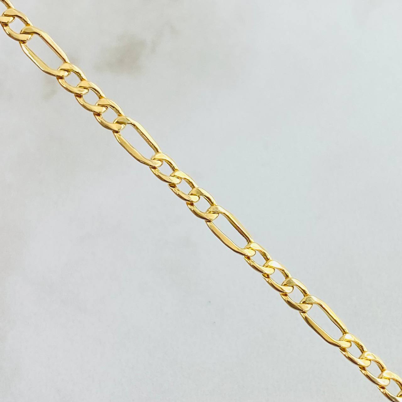 Cadena Figaro 8.05gr / 19 3/4 in / Oro Amarillo +1 18K