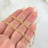 Figaro Chain 4.2gr / 19 3/4 in / 18K Gold +1 ©
