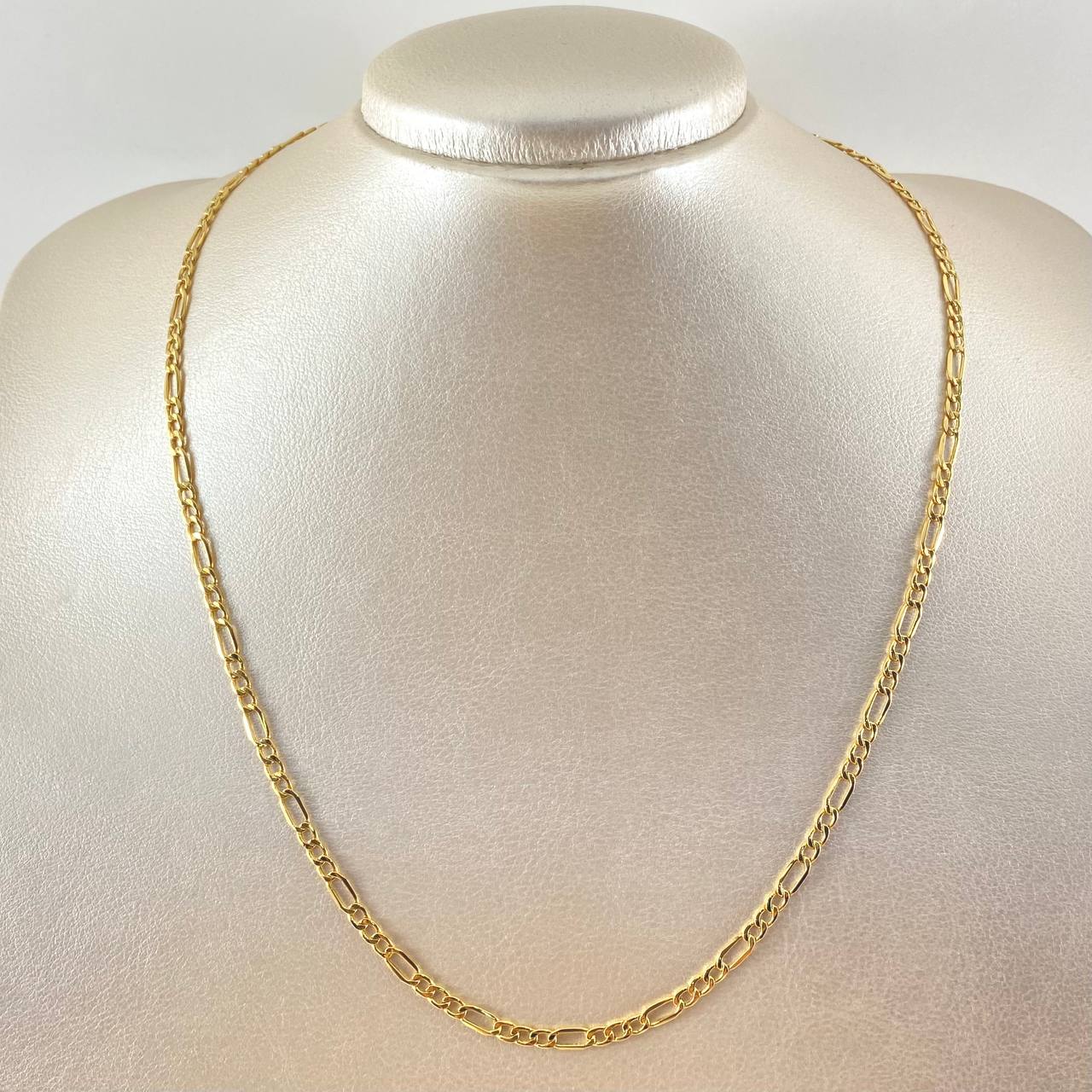 Figaro Chain 4.2gr / 19 3/4 in / 18K Gold +1 ©