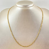 Figaro Chain 4.2gr / 19 3/4 in / 18K Gold +1 ©