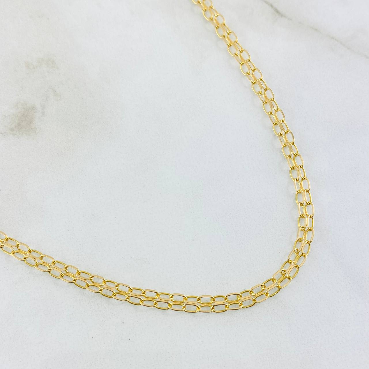 Bismark Chain 5.4gr / 23 1/2 in / 18K Gold +1