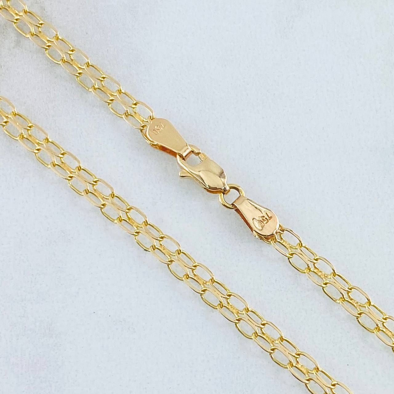 Bismark Chain 5.4gr / 23 1/2 in / 18K Gold +1