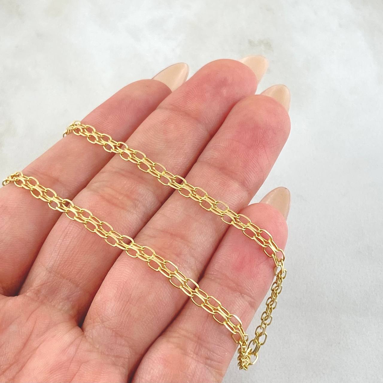 Bismark Chain 5.25gr / 23 1/2 in / 18K Gold +1