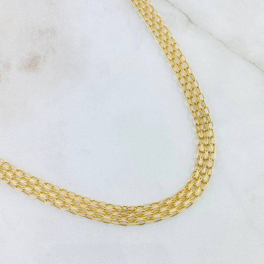 Cadena China 12.55gr / 23 1/2 in / Oro Amarillo +1 18K ©