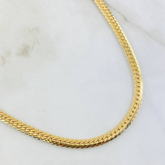 Cadena Serpiente 15.6gr / 23 1/2 in / Oro Amarillo +3 18K !