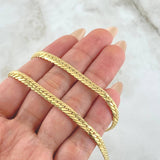 Flat Snake Chain 15.6gr / 23.5in / 18K Gold +3!