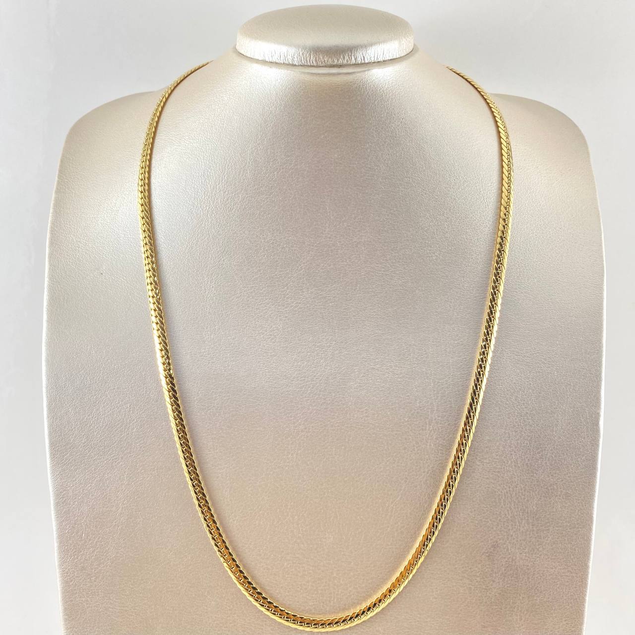 Flat Snake Chain 15.6gr / 23.5in / 18K Gold +3!