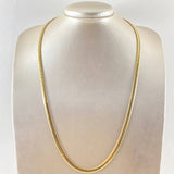 Flat Snake Chain 15.6gr / 23.5in / 18K Gold +3!