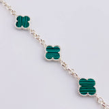 Adjustable Bracelet Classic Link Clover 7.9g / 7 3/4 in - 7 1/2 in / 4.5mm Silver 925