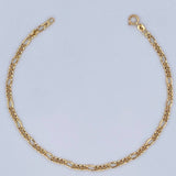 Figaro Bracelet 1.6gr / 7.7in / +1 18K Gold &