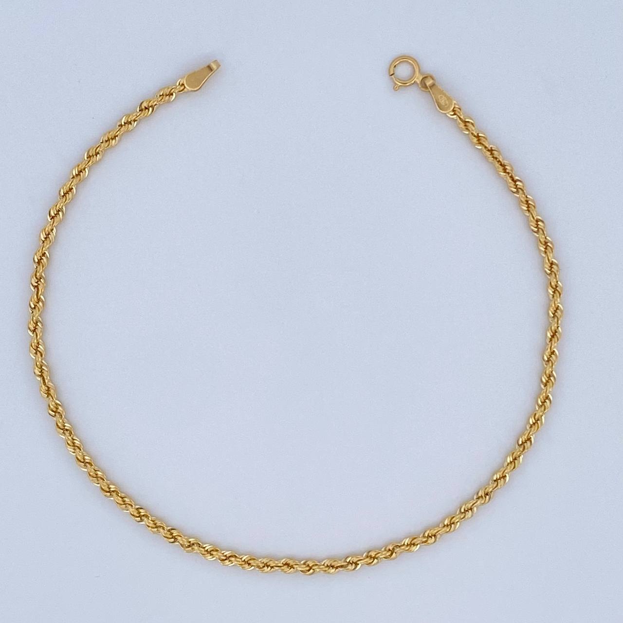 Pulso Lazo 1.3gr / 20.4cm / +3 Oro 18K &