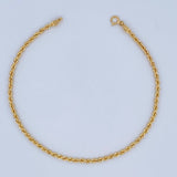 Pulso Lazo 1.3gr / 20.4cm / +3 Oro 18K &