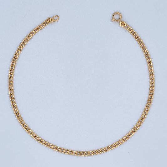 Cuban Links Bracelet 1.15gr / 8.1in / +1 18K Gold &