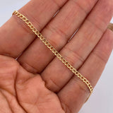 Pulso Cubano 1.2gr / 21.6cm / +1 Oro 18K &