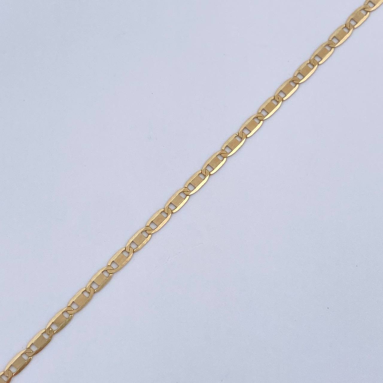Pulso Escalera Plana 0.95gr / 21cm / +3 Oro 18K &