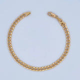 Pulso Cubano 4.7gr / 21.7cm / +0 Oro 18K &