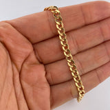 Pulso Cubano 4.7gr / 21.7cm / +0 Oro 18K &