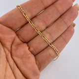 Figaro Bracelet 1.6gr / 7.7in / +1 18K Gold &