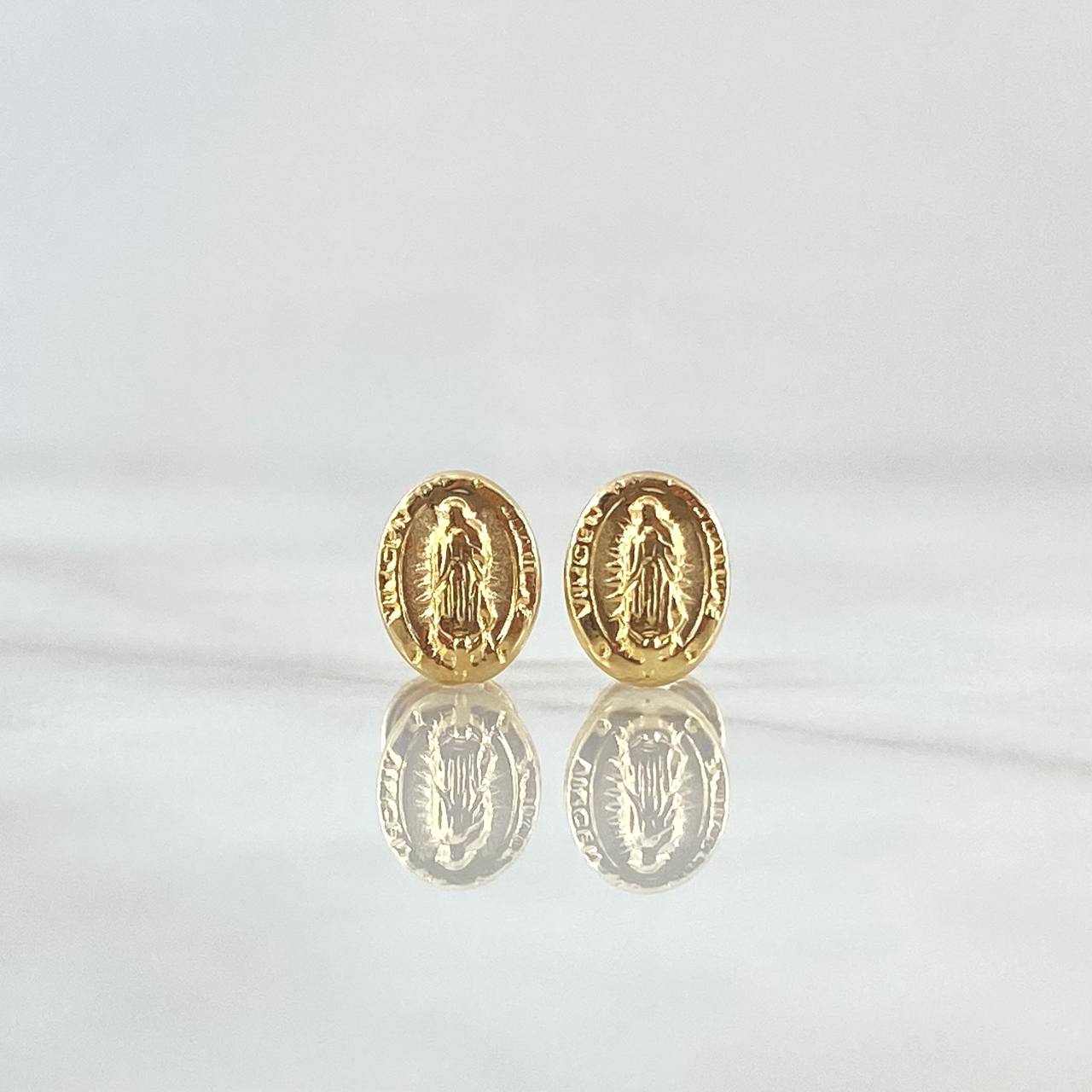 Topos Virgen Guadalupe 0.9gr / 8mm Oro Amarillo 18K