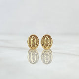 Topos Virgen Guadalupe Mate 0.9gr / 8mm Oro Amarillo 18K ©