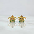Topos Corona Estrella 1.55gr / 9mm Circones Blancos Verdes Oro Amarillo 18K