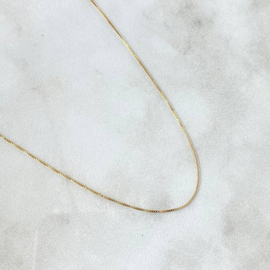 Cadena Veneciana 1.35gr / 50cm / +3Oro 18K *