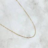 Cadena Veneciana 1.5gr / 45cm / 0.7mm Oro Amarillo +3 18K ©