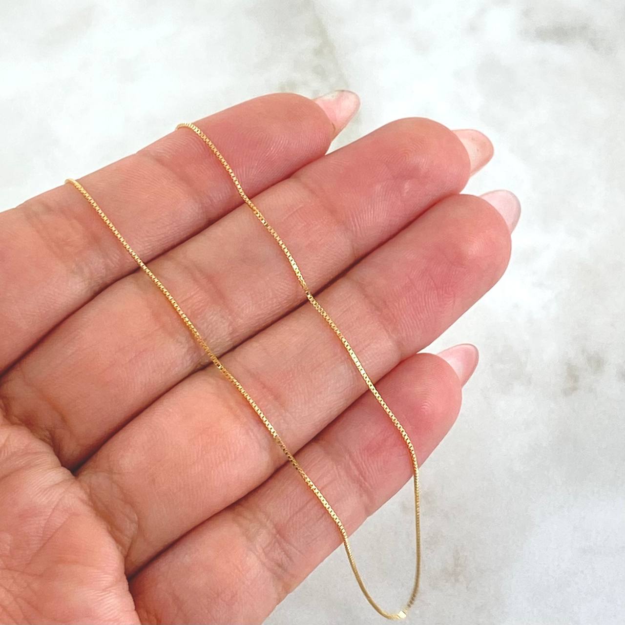 Venetian Chain 2.6gr / 45cm / 1mm Yellow Gold +3 18K