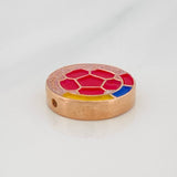 Herraje Escudo Selección 2.65 g / 1/2 in Oro Rosa 18K