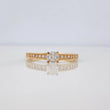Anillo Solitario Churumbela 1.75 g / T7 Oro Amarillo 18K