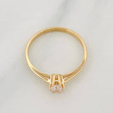Solitaire Ring 1.6 g / T7 Yellow Gold 18K
