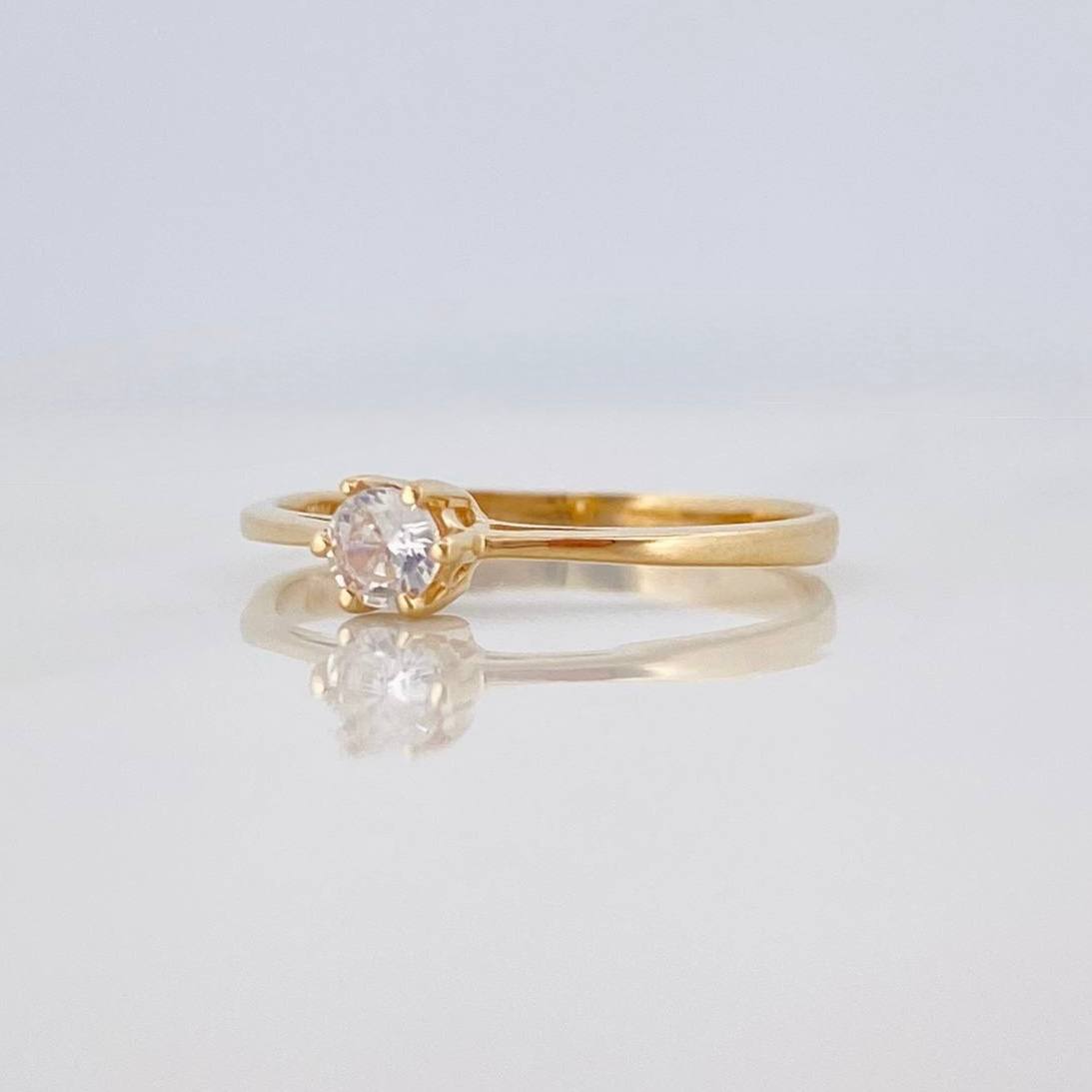 Solitaire Ring 1.6 g / T7 Yellow Gold 18K