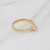 Solitaire Ring 1.6 g / T7 Yellow Gold 18K