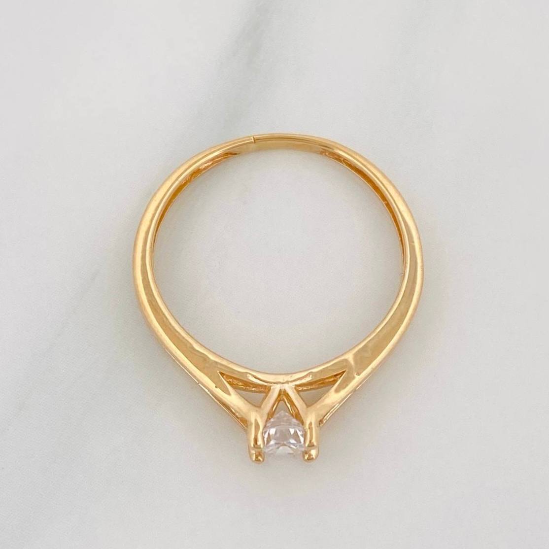 Solitaire Ring 1.6 g / T5 Yellow Gold 18K