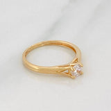 Solitaire Ring 1.6 g / T5 Yellow Gold 18K