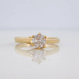 Anillo Solitario 2.3 g / T6 1/2 Oro Amarillo 18K