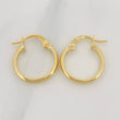 Hoop Earrings Jass 1.1 g / 1/2 in 18K Yellow Gold