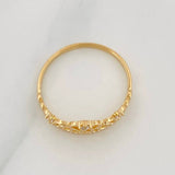 Crown Ring 15'S 1.65 g / T6 3/4 Yellow Gold 18K