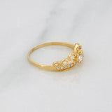 Anillo Corona Churumbela 1.75 g / T7 Oro Amarillo 18K