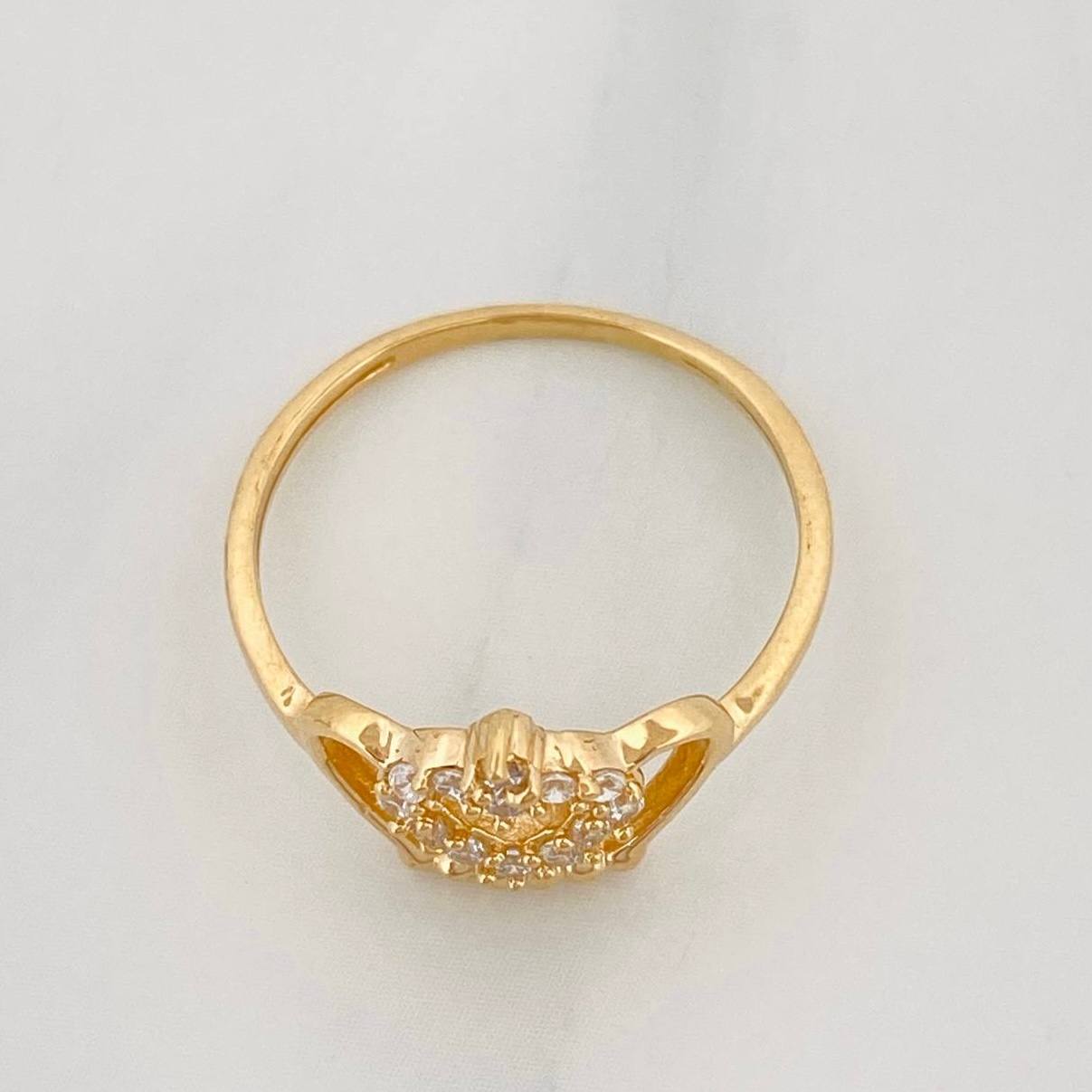 Anillo Corona 1.65 g / T6 Oro Amarillo 18K