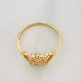 Anillo Corona 1.65 g / T6 Oro Amarillo 18K