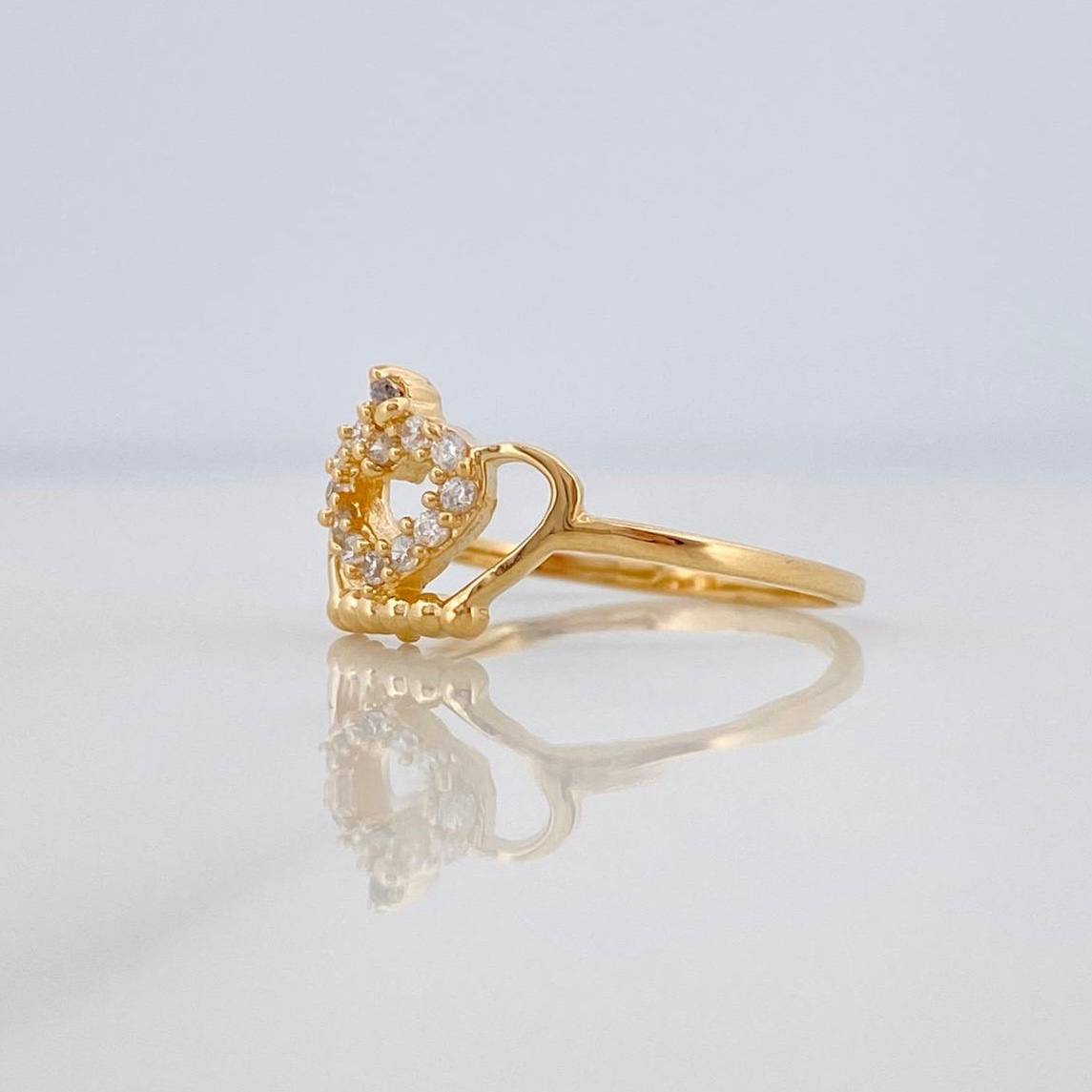Anillo Corona 1.65 g / T6 Oro Amarillo 18K