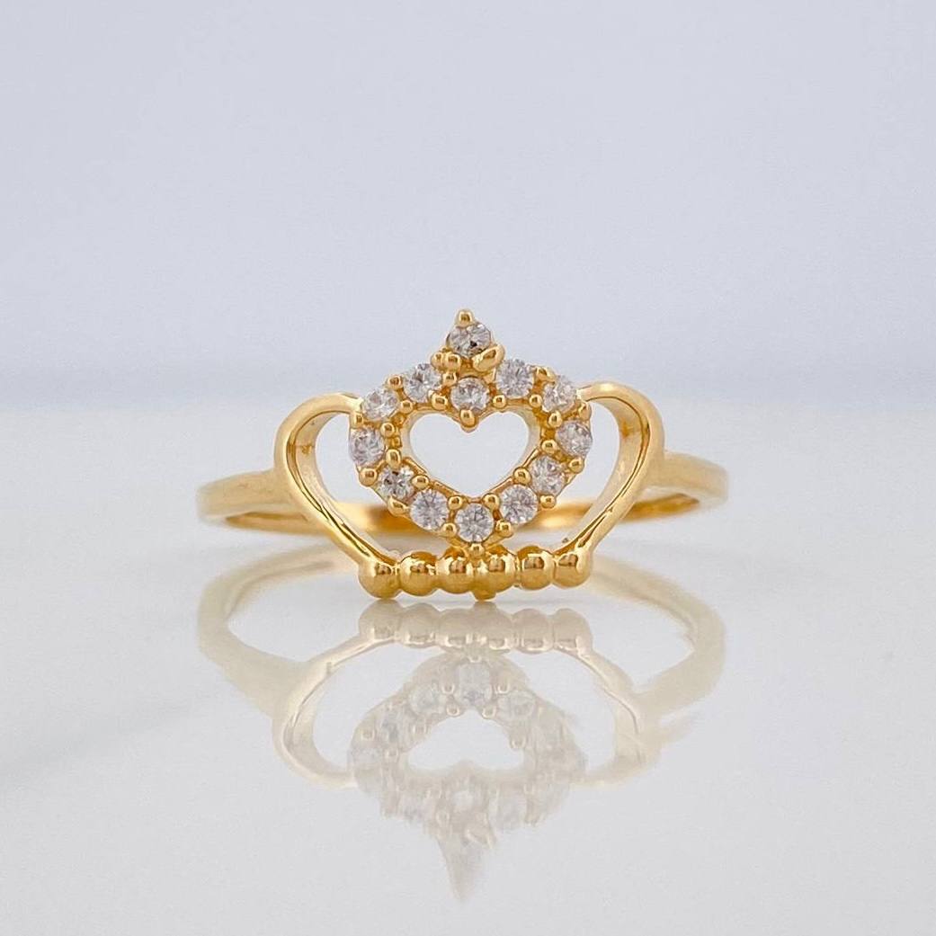Anillo Corona 1.65 g / T6 Oro Amarillo 18K